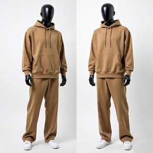 Pull survêtement pour homme Design personnalisé Style de vie actif Logo personnalisé Ensemble de sweats à capuche d'entraînement de jogging avec broderie 2025 - Product Image 3