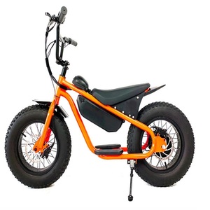 Portable Mini Kids Electric Bike Off-road Little Fat Tire <b>Ripper</b> Electric Kids Bike 13AH Ebike for Kid - Product Image 2