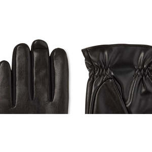 Guanti Isotoner Signature da Uomo Sleekheat in Finta Pelle Nappa Nera, Guanti Termici in PU per Guida, Uso Quotidiano, Sport e Ciclismo, Taglia Media - Product Image 2