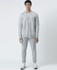 Venta al por mayor en blanco gimnasio chándal conjunto de los hombres de diseño personalizado logotipo peso pesado bajo precio personalizado transpirable algodón chándal - Product Image 6