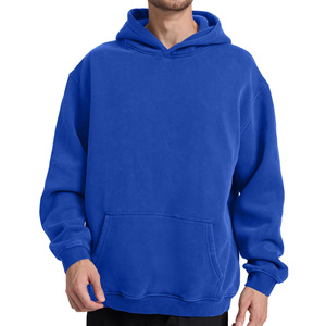 Streetwear OEM Pull à capuche vintage surdimensionné pour homme avec impression lavée à l'acide Coton mélangé lourd personnalisé - Product Image 1