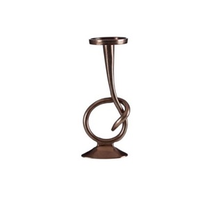 Bougie chauffe-plat la plus vendue avec plaqué or pour hôtel design personnalisé bougeoir en métal avec vernis brillant - Product Image 6