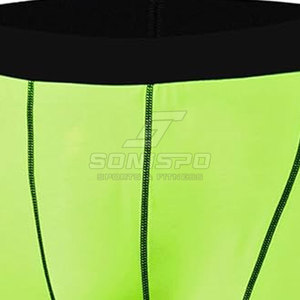 Best Selling Men's High Street Style <b>Compression</b> <b>Shorts</b> Custom Made Breathable Solid Pattern Elastic Waist Gym Fitness Clothing - Product Image 5