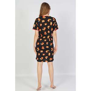 BAYAN P.SUPREM CIFT PATLI KISA KOL HAMILE TUNIK - สีดำ - สีดำ - Product Image 5