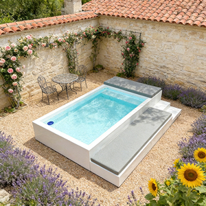 Piscine géante en fibre de verre, table de billard en marbre, prix, piscine transparente pour bébé, produits chimiques pour piscine - Product Image 2