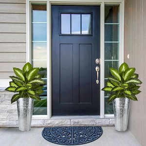 Home Decor Flowers and Plants Galvanized <b>Tall</b> Bucket <b>Planter</b> Vase for Home Decor Outdoor <b>Indoor</b> Farmhouse Decoration - Product Image 4