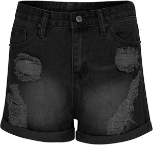 High Street Style Vintage coupe ample en détresse lavé hommes Denim Shorts été nouveaux hommes mode Stretch vêtements décontractés Denim Shorts - Product Image 1