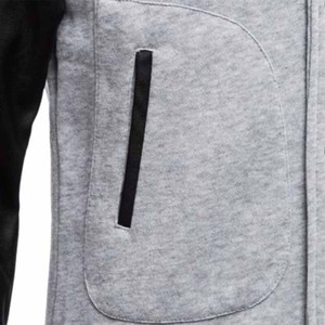 Chaquetas Varsity de Invierno para Hombre de Flyingkick Enterprises, Chaquetas Deportivas Lisas al por Mayor con Cuello Alto y Puños y Dobladillo Acanalados - Product Image 5