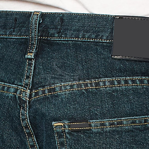 Shorts en jeans pour hommes contrastés de couleur fabriqués au Pakistan Shorts en jean pour hommes confortables de haute qualité - Product Image 6