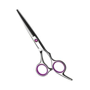 Ciseaux à lame droite de coiffeur professionnel Design ergonomique Lames en acier inoxydable ultra tranchantes pour la coiffure - Product Image 1