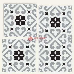 Carrelage en ciment 200x200 avec motifs géométriques marocains faits à la main pour des intérieurs élégants. - Product Image 1