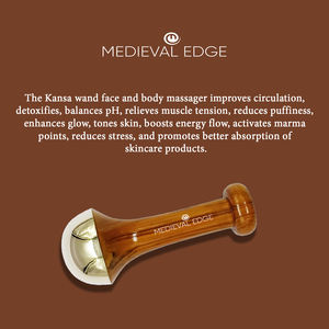 Baguette Kansa ayurvédique de meilleure qualité pour le massage complet du corps Original de l'usine indienne pour équilibrer les doshas atténuant le stress - Product Image 2