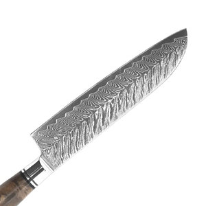 Venta al por mayor personalizado 100% material de alta calidad hecho cuchillo de Chef de acero de Damasco mejor precio de venta mejor cuchillo de Chef de acero de Damasco - Product Image 5