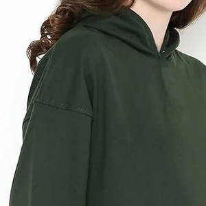 Sudadera con Capucha de Felpa 100% Algodón para Mujer EXECTUS SPORTS, Logotipo OEM Personalizado, Sudadera Holgada, Ropa de Invierno Informal - Product Image 6