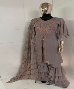 ชุดซอลวาร์สำหรับผู้หญิงมุสลิมผ้าคอตตอนสไตล์บูติคพิมพ์ลาย kameez และ dupatta แฟชั่นปากีสถานสำหรับมุสลิม - Product Image 5