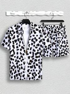 Trending Design <b>Shorts</b> Set for <b>Men</b> Sublimation Printed Cotton <b>Shorts</b> Shirt Set Stylish Breathable Wholesale T-Shirt Sets - Product Image 6