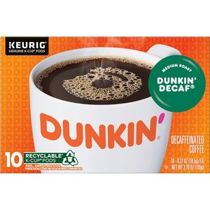 Café Descafeinado Tostado Medio Dunkin', 10 Cápsulas Compatibles con Keurig K-Cup - Product Image 5