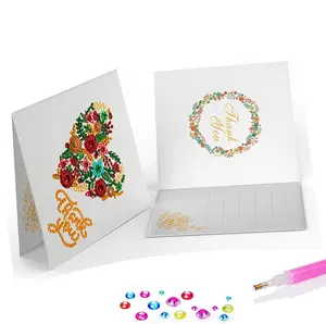 Weihnachts-Geburtstagsgrüßung 5D DIY-Diamondkarten kreative Geschenk-Kits