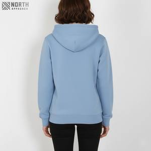 Jersey con capucha en relieve de algodón pesado 100% personalizado, ropa de calle con cuello con capucha bordado y tela de lana de algodón - Product Image 2