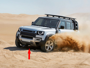 Phụ Kiện Xe Hơi Phía Trước Dưới Bumper Bảo Vệ Phía Trước Dưới Lá Chắn Bạc Cho Land Rover Defender Bộ Phận Cơ Thể 90/110 2020 - Product Image 3