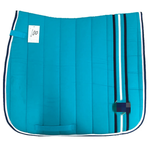 แผ่นรองอานม้าแบบสั่งทำพิเศษ บุด้วยผ้าฟลีซเนื้อนุ่ม ด้านนอกเป็นผ้าฝ้าย ระบายอากาศได้ดี พร้อมเชือกสำหรับโปรแกรมแบรนด์อุปกรณ์ขี่ม้าเฉพาะกลุ่ม - Product Image 1