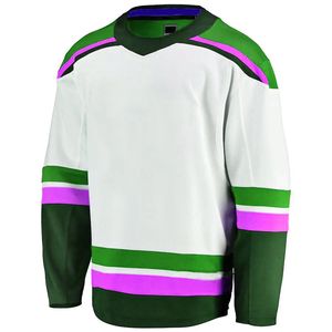 Maillots de hockey sur glace par sublimation avec lacets, sweats à capuche de hockey sur glace, maillots personnalisés, vêtements de sport - Product Image 4