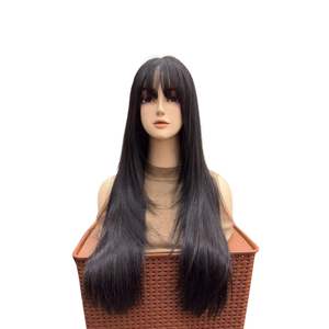 La ciudad de Ho Chi Minh ofrece una peluca con malla frontal Médica para Mujeres Línea de cabello natural con material de encaje Full HD de color de cabello personalizado - Product Image 1