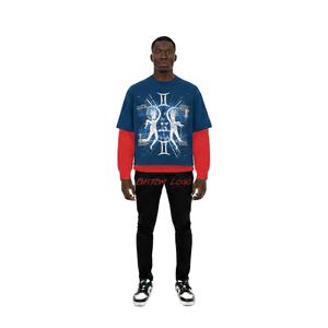 Camiseta Térmica de Manga Larga con Logotipo Personalizado, Estilo Holgado, Vintage, Doble Capa, 2026 - Product Image 2