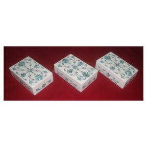 Cajas de Alta Calidad con Incrustaciones de Mármol, Acabado Fino y Superficie Brillante para Decoración del Hogar y Joyería - Product Image 1