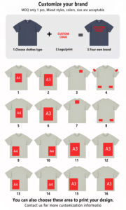 Pull-over à capuche en coton épais pour hommes Sweat à capuche surdimensionné de haute qualité à épaules tombantes pour hommes - Product Image 6