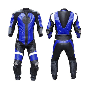 ชุดมอเตอร์ไซด์ของผู้ชายมาใหม่ชุดหนัง100% ชุดมอเตอร์ไซด์สำหรับปรับแต่งโลโก้ของคุณเอง - Product Image 6