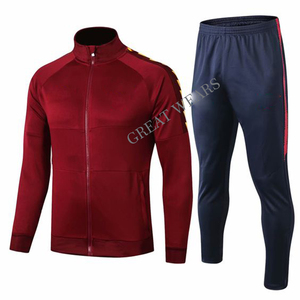 Ensemble de survêtements de football pour hommes-Spandex/coton antibactérien léger respirant entraînement course à pied sport sweat tenues personnalisées - Product Image 2