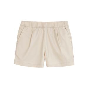 กางเกงขาสั้นผ้า PLB002สัมผัสนุ่มสำหรับผู้หญิงผ้าคอตตอนสีพีชสำหรับผู้หญิงกางเกงขาสั้นแบบสดๆแบบเรียบง่าย100% สำหรับผู้หญิงขายส่งที่ดีที่สุดจากโรงงานประเทศไทย - Product Image 3