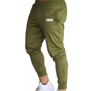 Wholesale Custom Men's Casual Streetwear Jogging <b>Trouser</b> 100% Cotton High-Waist <b>Drawstring</b> Pockets Painted Fleece Lining - Product Image 1