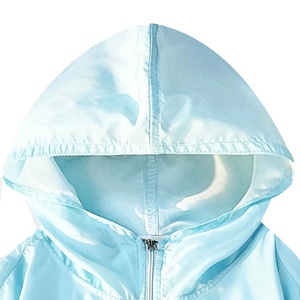 Blouson d'hiver unisexe en micropolaire souple à capuche en nylon imperméable et respirant à imprimé dégradé pour hommes et femmes - Product Image 5