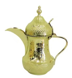 หม้อกาแฟ Dallah สไตล์อาหรับคลาสสิกสำหรับตกแต่งบ้านตามเทศกาลและเน้นการตกแต่งภายในที่สวยงาม - Product Image 2