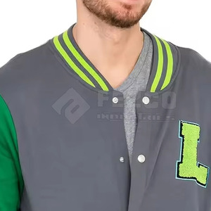 Mélange de la fonction d'une veste d'hiver avec une apparence élégante Veste Letterman chaude pour hommes - Product Image 6
