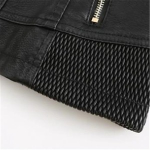 แจ็คเก็ตหนัง PU สำหรับผู้ชาย, เสื้อโค้ทหนังเทียม7XL 6XL เสื้อโค้ทไบค์เกอร์รถจักรยานยนต์ลำลองแจ็คเก็ตหนังสีทึบ7XL 6XL ไซส์ใหญ่สำหรับผู้ชาย - Product Image 2