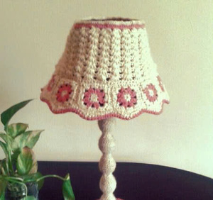 Abat-jour en bambou fait main, style farmhouse, crochet, mini, vintage, écologique, décoratif, vente en gros - Product Image 1