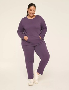 Pantalones de chándal transpirables de talla grande para mujer, venta al por mayor, pantalones de chándal de gran tamaño, cintura elástica, ropa de gimnasio personalizada, OEM, ODM, directo de fábrica - Product Image 4