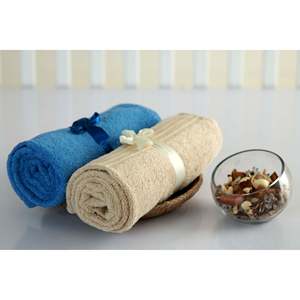 Toallas de Baño y Alfombrillas para Bañera Azure Melody, Algodón Peinado Premium, Suaves y Absorbentes, Duraderas y Elegantes, Paquete Individual - Product Image 3