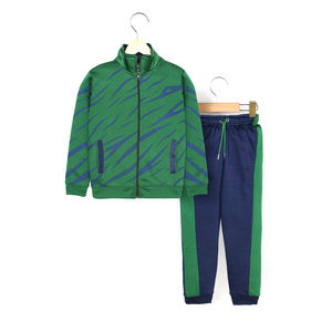 OEM personnalisé hommes sport survêtement imprimé uni coton vierge pantalons de survêtement et sweat à capuche survêtement pour les sports d'hiver - Product Image 1