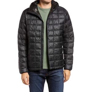 Chaqueta acolchada de moda para hombre, Abrigo acolchado brillante con decoración bordada, logotipo personalizado, diseño hinchado de invierno cálido - Product Image 1