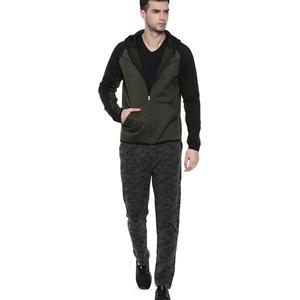 Pantalons de survêtement personnalisés en gros, coupe slim, fermeture éclair, pantalons de jogging pour hommes, fermeture éclair, sweat-shirts de jogging, ensembles de survêtement, pantalons de survêtement, sweat-shirt - Product Image 2