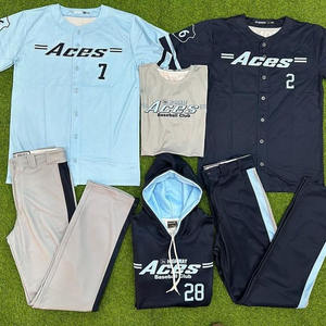 Personalización Ropa deportiva Béisbol personalizado Nueva llegada Alta calidad Personalizar Cuello en V Liso - Product Image 1