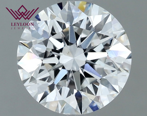 Diamante Naturale Certificato Taglio Brillante Rotondo 1,52ct D VS2 per Creazione di Gioielli di Leyloon Jewelry - Product Image 1