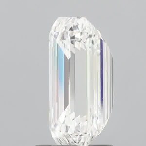 Luxury Lab Grown Emerald Cut Diamond VSone F Color <b>Two</b> PointZeroOne Carat CVD Loose <b>Stone</b> for <b>Ring</b> - Product Image 2