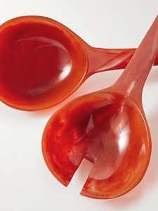 Directly India Best Quality Handcrafted Resin <b>Fork</b> Spoon Highly Polished Wooden Utensils Kitchen Serving Custom Logo Home Hotel - Product Image 2