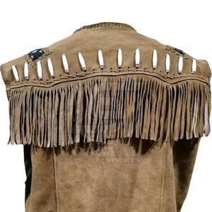 Chalecos Vaqueros de Cuero al por Mayor, Diseño Más Reciente de 2025, Transpirables, Personalizados, de Buena Calidad, Más Vendidos - Product Image 5