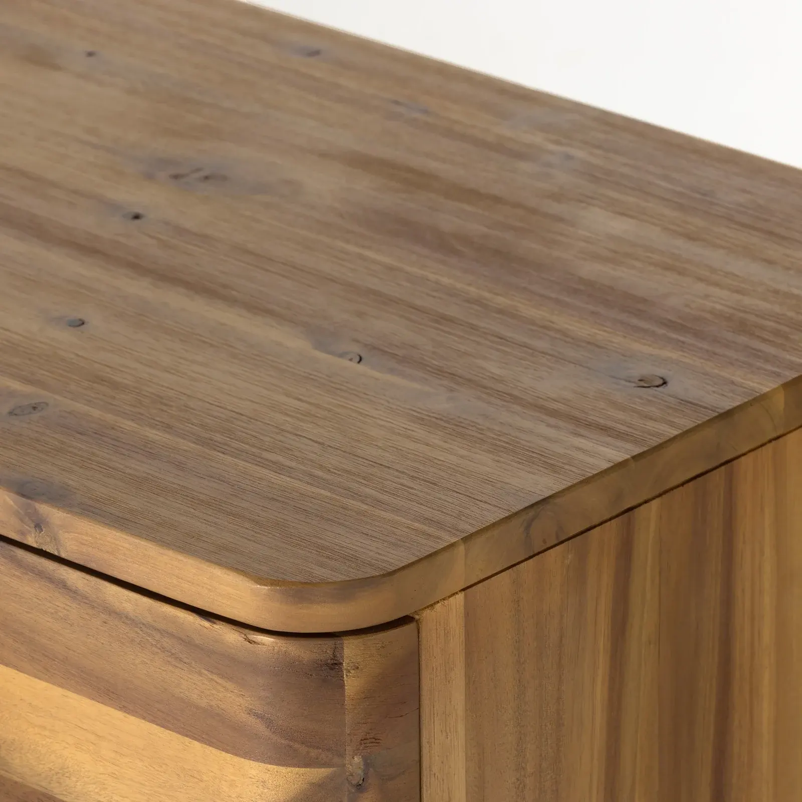 Design moderno in legno 6 cassetti di lusso armadi di stoccaggio con cassetti camera da letto cassettiera in legno di Acacia nuovo design di stoccaggio